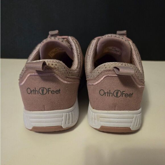 Orthofeet "Francis No-Tie" Women's Sneakers in Pale Mauve Size 6.5W - Picture 6 of 7